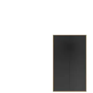 GAMI Armoire 2 portes OTELLO coloris noir pas cher