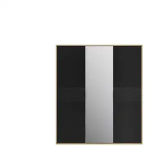 Comparateur de prix : Armoire 3 portes OTELLO coloris noir