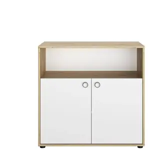 Comparateur de prix : GALIPETTE - Commode 2 portes ARTHUR Made in France - Marron clair