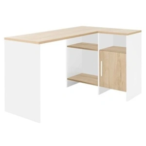 DIAGONE Liverpool Bureau Angle BL-Bois Bureau Châtaignier Naturel pas cher