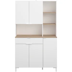 Buffet de cuisine blanc FUJI pas cher