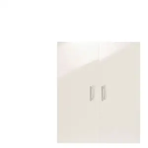 Lot de 2 portes SOPHIA coloris blanc brillantVendu parconforama
