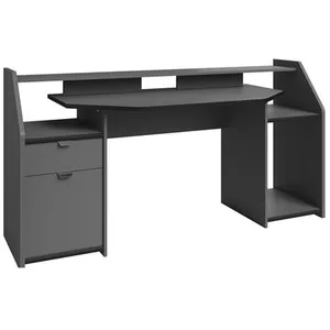 Comparateur de prix : Parisot Les Tendances - gaming Bureau de gamer - Gris ombre - l 180 cm