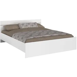 Comparateur de prix : Lit adulte BOSTON 160x200 - Décor blanc - Fabriqué en France