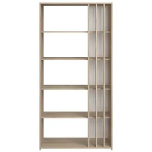 BUT Bibliothèque avec claustra PALOMA imitation chêne et blancVendu parconforama