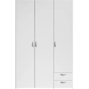 Comparateur de prix : Parisot Armoire de rangement salvador 3 portes & 2 tiroirs - blanc VARIA6510A3PT