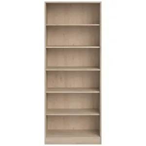 Comparateur de prix : BUT Bibliothèque 5 tablettes MAYENCE Imitation chêne