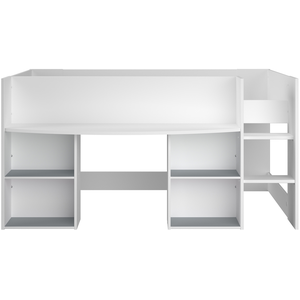 Parisot Lit combiné 90x200 cm PIROUETTE coloris blanc pas cher