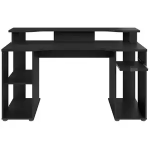 Bureau gaming avec LED LEVEL ONE coloris noir pas cher