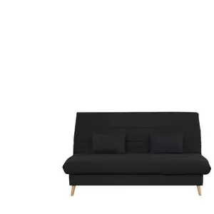 Housse pour clic clac 130 cm ARIA coloris noir pas cher