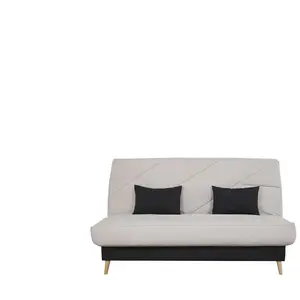 Housse pour clic clac 130  cm ABA IZIA coloris gris clair