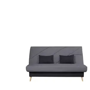 Housse pour clic clac 130 cm ABA IZIA coloris anthracite pas cher