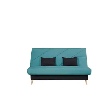 Housse pour clic clac 130 cm ABA IZIA coloris bleu aqua pas cher