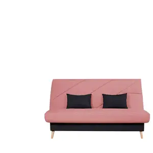 Housse pour clic clac 130  cm ABA IZIA coloris rose pas cher