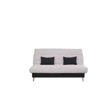 Housse pour clic clac 130  cm TAMBRE IZIA coloris gris clair