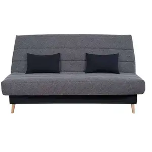 Housse pour clic clac 130  cm TAMBRE IZIA coloris gris anthracite