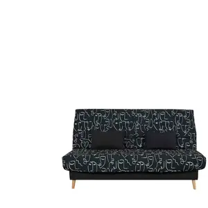 Housse pour clic clac 130 cm ARIA motif faceline pas cher