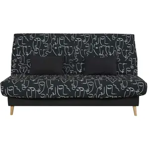 Banquette lit clic clac avec couette CELESTE SIMMONS