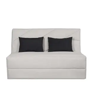 Banquette lit bz slyde VALENTINA SIMMONS coloris aba gris clair