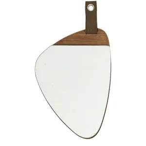 Les douces nuits de Mae Miroir galet bois 20x30cm
