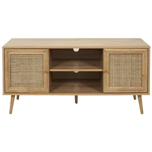 marque The Home Deco Factory Meuble TV Bali Autres Beige pas cher