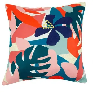 OSTARIA Housse de coussin 40x40 cm Emilie 40 X 40 Rose pas cher