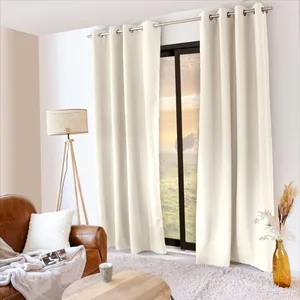 ENJOY HOME Rideau occultant thermique verso polaire ecru - Thermique - 135x240 - Uni - Intérieur pas cher