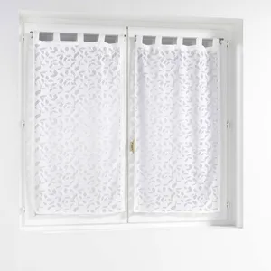 Douceur D'intérieur - Paire de voilages à passants 60x90 maille Manon pas cher