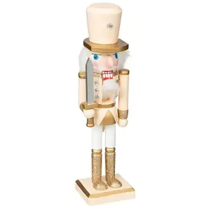 Décoration Casse Noisette pin beige 25 cm pas cher