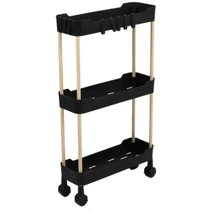 Desserte à roulettes 3 niveaux pour espaces étroitsVendu parcdiscount