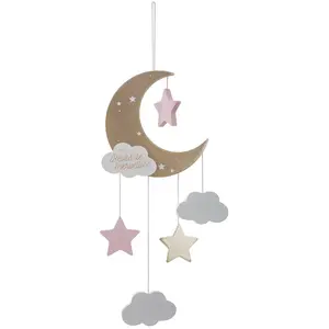 Atmosphera Créateur D'intérieur - Suspension Lune rose pas cher