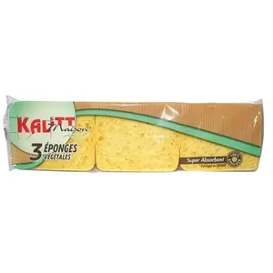 Comparateur de prix : Kalitt - Lot de 3 éponges végétales n°2