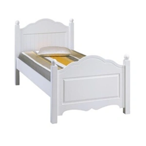 Lit Blanc 1 place 90 x 190 cm pas cher
