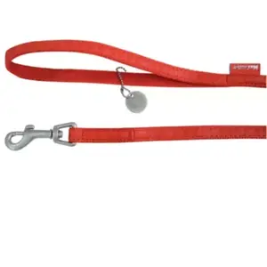 ZOLUX Laisse Mc Leather 25mm L.1,2 m rouge pas cher