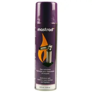 Recharge chalumeaux MASTRAD pour chalumeaux et briquets 250ml pas cher