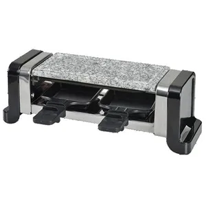 Comparateur de prix : KitchenChef Appareil à raclette 2 personnes 350w noir - gr202-350n - KITCHEN CHEF