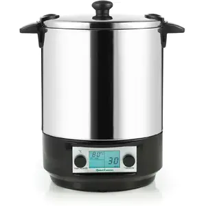 Nature&saveurs - stérilisateur de bocaux électrique cuve inox avec écr... pas cher