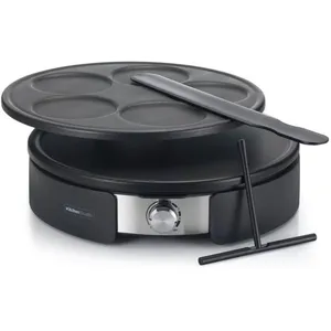 Comparateur de prix : KITCHEN CHEF KSLW-170F Crepière double plaque - Noir