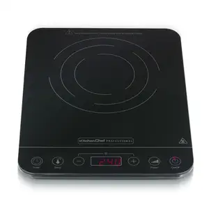 KitchenChef Table de cuisson à induction posable 2000w - Kitchen Chef - kcp20k68 pas cher