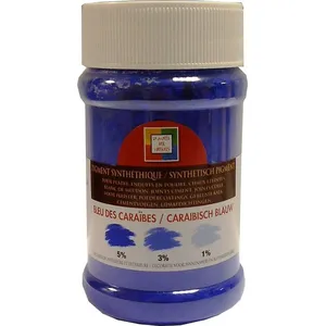 Comparateur de prix : Richard Colorants - Colorant Bleu Caraibes Pot250ml - malle aux couleurs