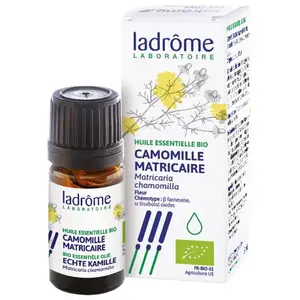 Comparateur de prix : Ladrôme Huile Essentielle Camomille Matricaire Bio 5ml