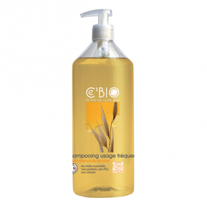 C'bio Shampooing usage fréquent Miel Calendula Avoine 1L pas cher