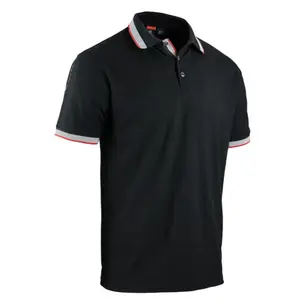 LMA-LEBEURRE LMA00722 Polo FACOM Soccer Noir/Rouge Taille S-FXWW9010E-S pas cher