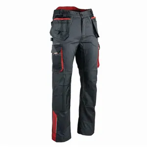 Facom Pantalon stretch Ultimate poches flottantes Noir/Gris/Rouge Taille 44 - FXWW1020E-44 pas cher