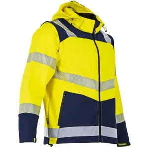LMA Workwear 2227 VISEUR Veste softshell Taille M Jaune fluorescent/bleu foncé pas cher