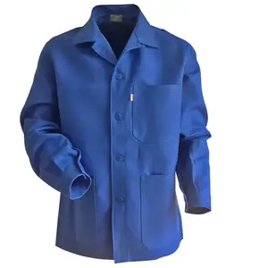 LMA 200241 PLANTOIR Veste à Boutons Col Chevalier, Bleu Bugatti, Taille 10