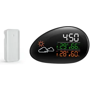 Comparateur de prix : Station météo - FINETECH - Intérieur/Extérieur - Température/Humidité - Alarme