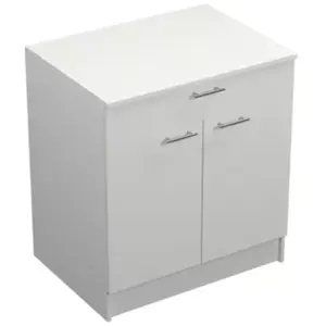 Meuble bas de cuisine 2 portes et 1 tiroir avec plan de travail Primal... pas cher