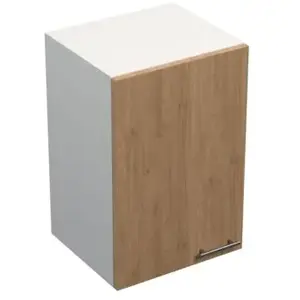 Meuble haut de cuisine Primalight 1 porte L. 60 cm chêne pas cher