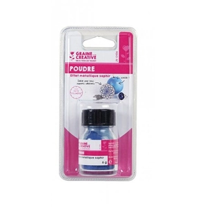 GRAINE CREATIVE Poudre Effet Metallique - Saphir - 6g - Couleur: Saphir - Effet Métallique - Maquillage pas cher
